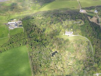 Oblique aerial view of Achamore House, taken from the SE.