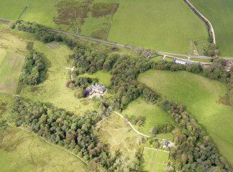 General oblique aerial view of Killean House, taken from the ESE.