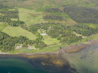 General oblique aerial view of Ardpatrick House and policies, taken from the SE.