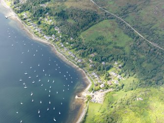 General oblique aerial view of Tighnabruaich, taken from the ENE.