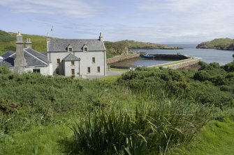 View of Rodel Hotel, Harris, from west.