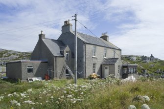 View of manse at Manish Free Church, Harris, from west-south-west.