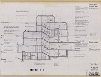 Departments of architecture and planning.
Section A-A