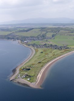 General oblique aerial view of Fortrose and Rosemarkie Golf Course, taken from the W.