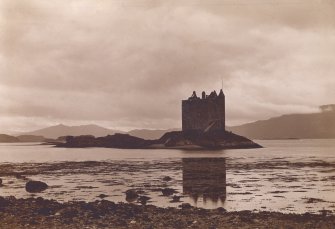 View of  Castle Stalker from East
Titled: 'Same' (refers to previous page PA 7/22V).
