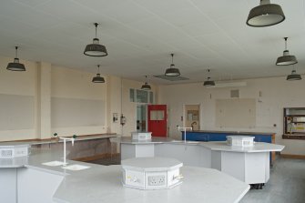 Interior. Science room no. 43, view from N