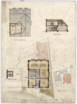 Plans and sections for Brandon Chambers, Hamilton