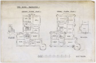Second and third floor plans of Ross House, Hamilton.