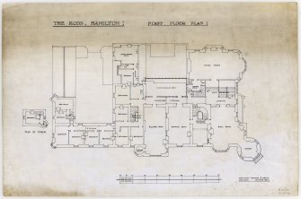 First floor plan of Ross House, Hamilton.