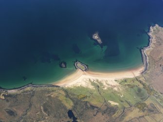 Oblique aerial view of the Red Point Fishing Station, taken from the ENE.