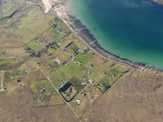 Oblique aerial view of Big Sand, taken from the NNW.