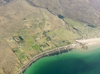 Oblique aerial view of Big Sand, taken from the WSW.