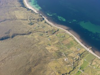 Oblique aerial view of Melvaig, taken from the NNE.