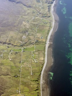 Oblique aerial view of Melvaig, taken from the NNW.
