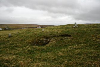 View of outer face visible on SE side of builidng.