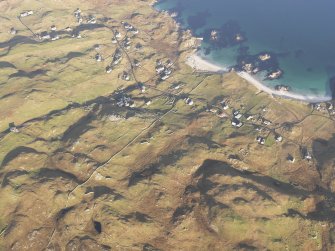 General oblique aerial view of Cnip, taken from the S.