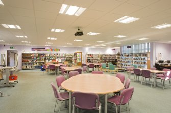 Interior. Rosslyn House. Library