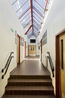 Interior. Games Hall access corridor