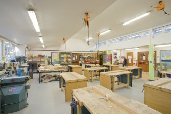 Interior. Thirlestane House. Ground floor. Central CDW Space. W