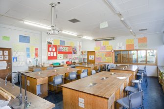 Interior. Spylaw House. 1st floor. Classsroom S8