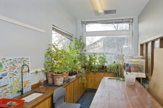 Interior. Spylaw House. 1st floor. Classsroom S8. Greenhouse room