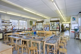 Interior. Lauder House. 3rd floor. Art Classrooms