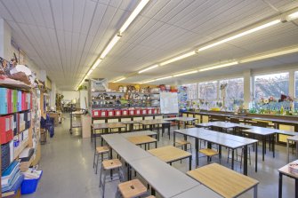 Interior. Lauder House. 3rd floor. Art Classrooms