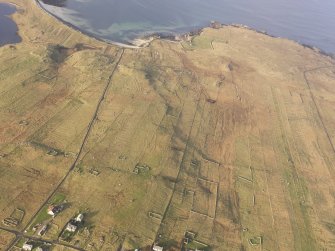 Oblique aerial view of Arnol, taken from the ESE.