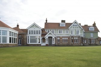 View of Muirfield clubhouse, taken from the north north west.