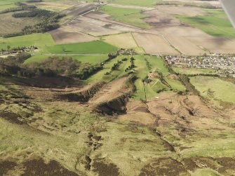 Oblique aerial view of Bishopshire Golf Course, taken from the NW.