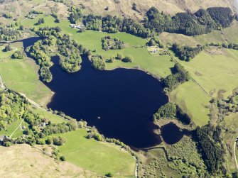 General oblique aerial view of Loch Ederline, taken from the SW.