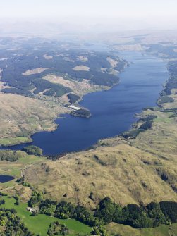 General oblique aerial view of Loch Awe, taken from the SSW.