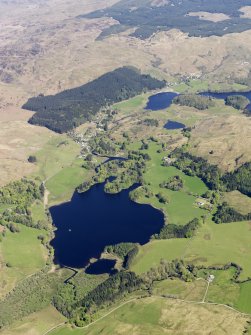 General oblique aerial view of Loch Ederline, taken from the S.