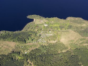 General oblique aerial view of Eredine House, taken from the SE.