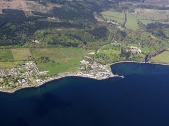 General oblique aerial view of Inveraray, taken from the SE.