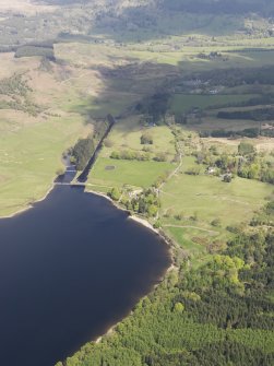 General oblique aerial view of Loch Venachar, taken from the SSW.