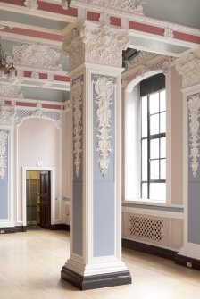 Interior. Ground floor.  Marryat Hall.  View of column.