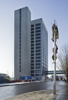 View of Tayside House taken from NE, at the corner of Castle Street and Dock Street