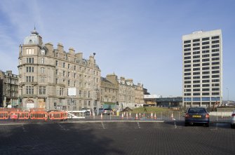 View looking to Tayside House and the Tay Hotel, taken from SW