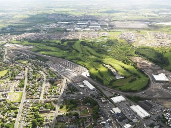 Oblique aerial view of Bathgate Golf Course, taken from the N.