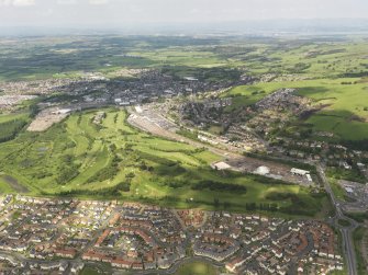 Oblique aerial view of Bathgate Golf Course, taken from the SE.