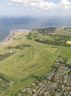 General oblique aerial view of Muirfield Golf Course, taken from the SW.