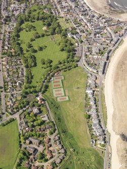 Oblique aerial view of North Berwick Golf Course, taken from the SE.