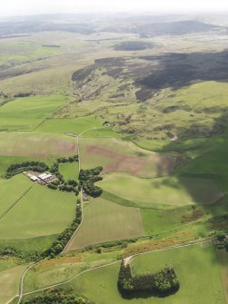 General oblique aerial view of Dunbar Common centred on the Crystal Rig Wind Farm, taken from the N.