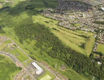 Oblique aerial view of Bearsden Golf Course, taken from the SSE.