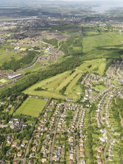 Oblique aerial view of Bearsden Golf Course, taken from the E.