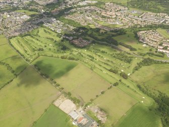 Oblique aerial view of Clydebank and District Golf Course, taken from the E.