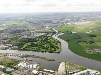 Oblique aerial view of Renfrew Golf Course, taken from the N.