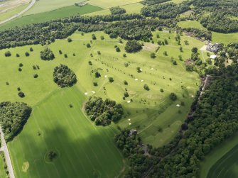 Oblique aerial view of Dundas Park Golf Course, taken from the NE.