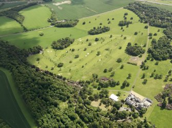 Oblique aerial view of Dundas Park Golf Course, taken from the NW.